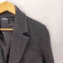 ザラ ZARA ヘリンボーン ウールブレンド ストレート ブレザー 1B テーラード ジャケット レディース import:M