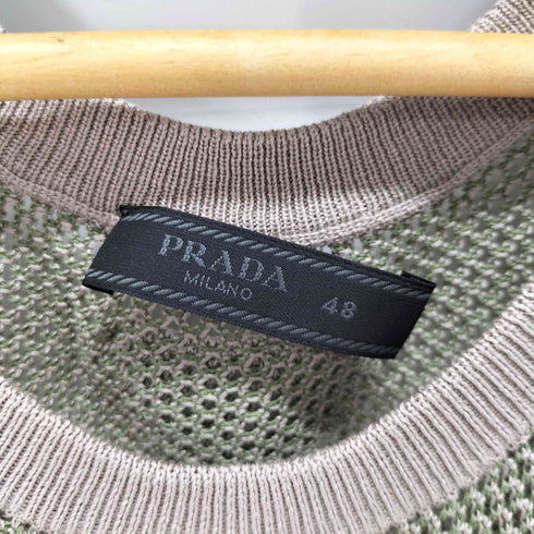 プラダ PRADA メッシュ タンクトップ レディース 48