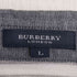 バーバリーロンドン BURBERRY LONDON ボーダー ワンポイントロゴ刺繍 鹿の子 長袖ポロシャツ メンズ import:L