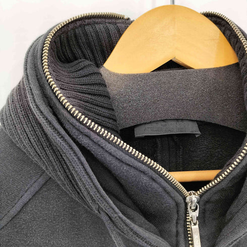 A.S.M ダブルジップ フーディ スウェット パーカー casual メンズ 48