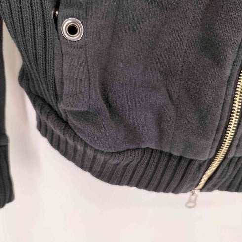A.S.M ダブルジップ フーディ スウェット パーカー casual メンズ 48