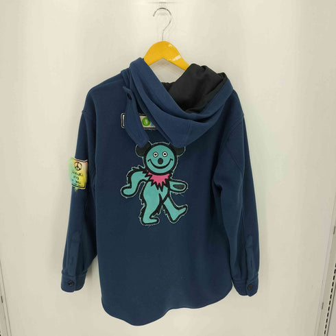 SLIDER STORE ボタンフリースパーカー メンズ 1