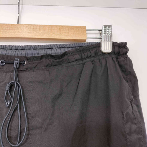 プーマ PUMA 90s ロゴ刺繍 切替 裾ドローコード シェルパンツ トラックパンツ メンズ JPN:S