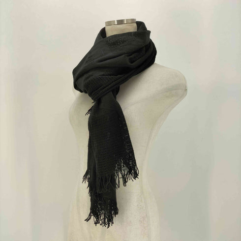 イッセイミヤケ ISSEY MIYAKE A-POC メッシュ ニット フリンジ ストール レディース