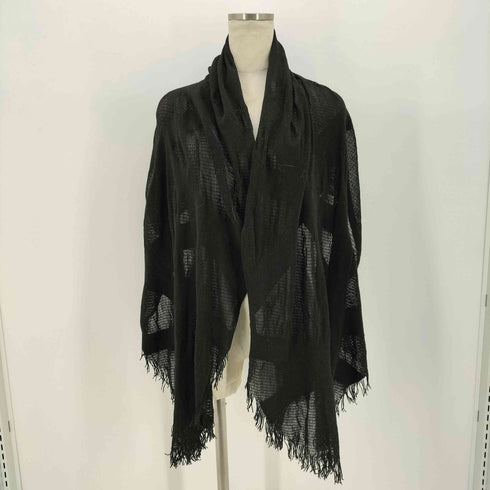 イッセイミヤケ ISSEY MIYAKE A-POC メッシュ ニット フリンジ ストール レディース