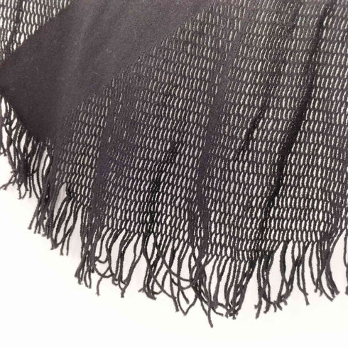 イッセイミヤケ ISSEY MIYAKE A-POC メッシュ ニット フリンジ ストール レディース