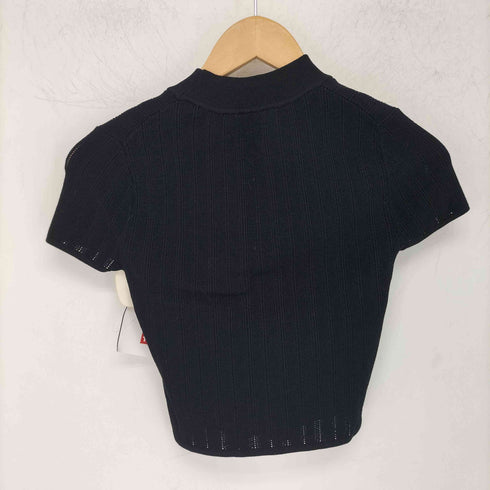 キス KITH 刺繍ロゴ クロップドニット レディース S