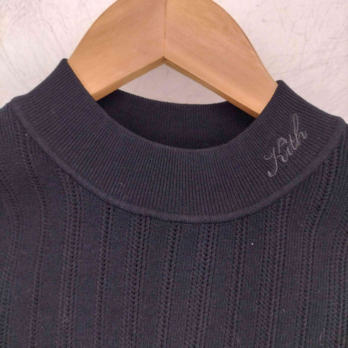 キス KITH 刺繍ロゴ クロップドニット レディース S