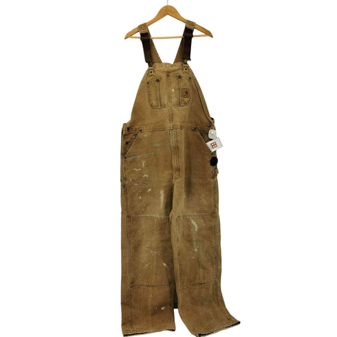 カーハート Carhartt SANDSTONE BIB OVERALL ダックダブルニーオーバーオール メンズ 40×34