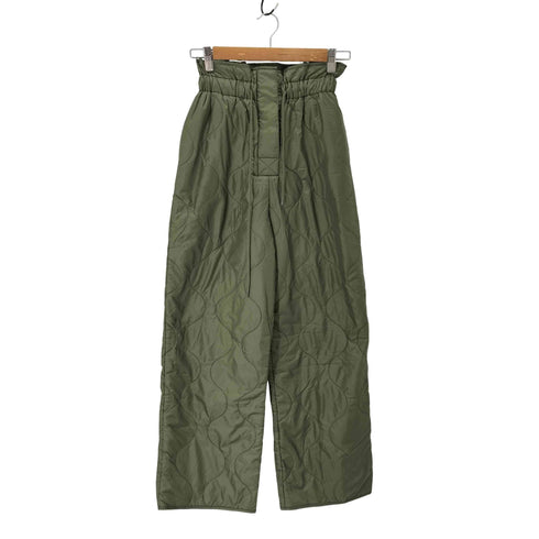 マウジー moussy QUILTING STRAIGHT PANTS キルティング パンツ レディース JPN:1
