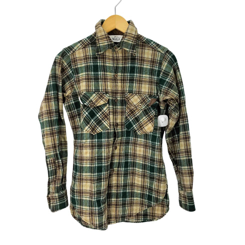ウールリッチ WOOLRICH 三角タグ ウールシャツ メンズ import:M