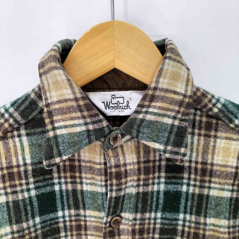 ウールリッチ WOOLRICH 三角タグ ウールシャツ メンズ import:M