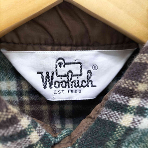 ウールリッチ WOOLRICH 三角タグ ウールシャツ メンズ import:M