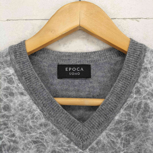 エポカウォモ Epoca uomo Vネック デザインニット レディース 46