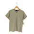 エポカウォモ Epoca uomo ラインストーンロゴ Vネック Tシャツ メンズ 48