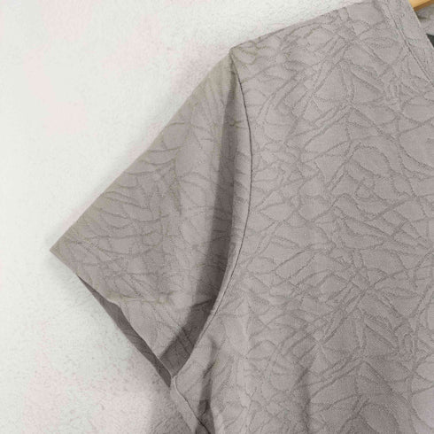 エポカウォモ Epoca uomo ラインストーンロゴ Vネック Tシャツ メンズ 48