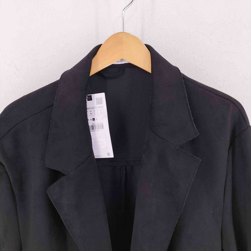 ザラ ZARA スウェードチェスターコート メンズ import:L