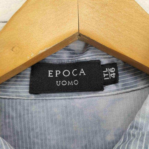 エポカウォモ Epoca uomo タイダイ柄 ストライプ ポロシャツ メンズ 46
