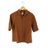 ザラ ZARA オープンカラーリネンシャツ メンズ import:S