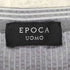 エポカウォモ Epoca uomo ラインストーンロゴ グラデーション Vネック シアサッカー Tシャツ メンズ 46