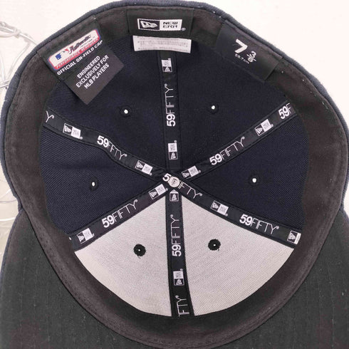 ニューエラ NEW ERA 59FIFTY MLB BASEBALLチーム ロゴ刺繍 6パネル キャップ メンズ 7 3/8