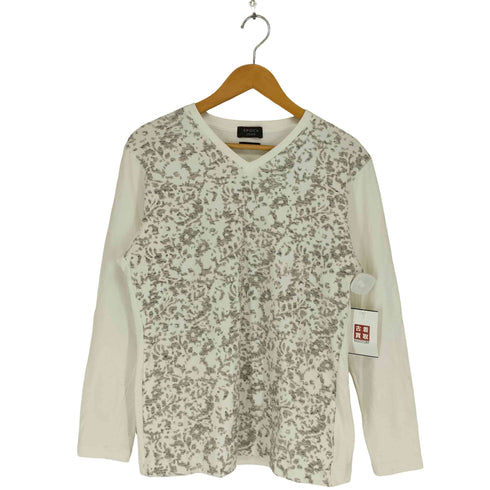 エポカウォモ Epoca uomo Prima Vネック 異素材カットソー メンズ 46