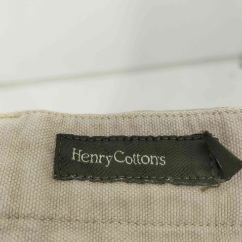 ヘンリーコットンズ Henry Cottons 2タック チノクロス テーパード スラックス チノパン メンズ JPN:46