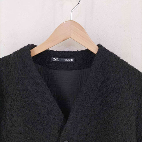 ザラ ZARA ウール混テクスチャーカーディガン メンズ import:S