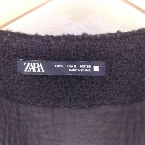 ザラ ZARA ウール混テクスチャーカーディガン メンズ import:S