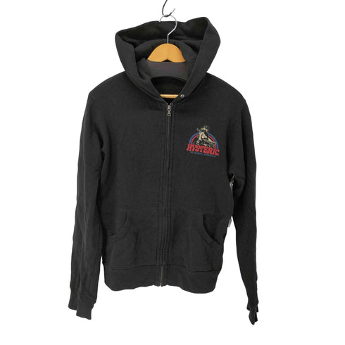 ヒステリックグラマー HYSTERIC GLAMOUR バイクガールプリント ジップパーカー メンズ JPN:M M
