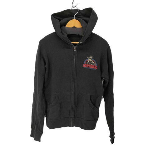 ヒステリックグラマー HYSTERIC GLAMOUR バイクガールプリント ジップパーカー メンズ JPN:M M