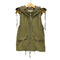 ゴア goa MILITALY VEST JACKET ミリタリー フーデッド ベスト Y2K レディース FREE