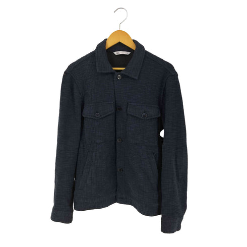 ザラ ZARA ツイードトラッカージャケット メンズ import:M