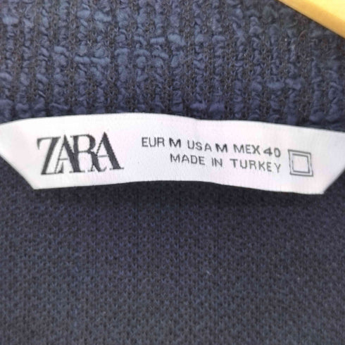 ザラ ZARA ツイードトラッカージャケット メンズ import:M