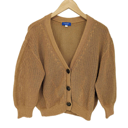 ブルーレーベルクレストブリッジ BLUE LABEL CRESTBRIDGE ゆる網 3Bカーディガン レディース JPN:38