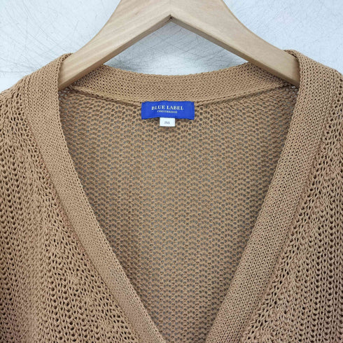 ブルーレーベルクレストブリッジ BLUE LABEL CRESTBRIDGE ゆる網 3Bカーディガン レディース JPN:38