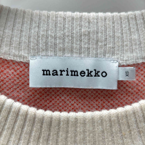 マリメッコ marimekko Unikko ウニッコ 花柄 フラワー ジャカード ニット セーター レディース import:XS