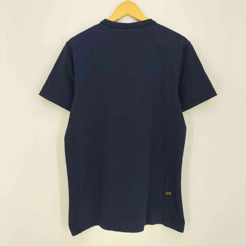 ジースターロー G-STAR RAW PREMIUM CORE R T S/S ロゴプリント 前Vガゼット Tシャツ メンズ import:M
