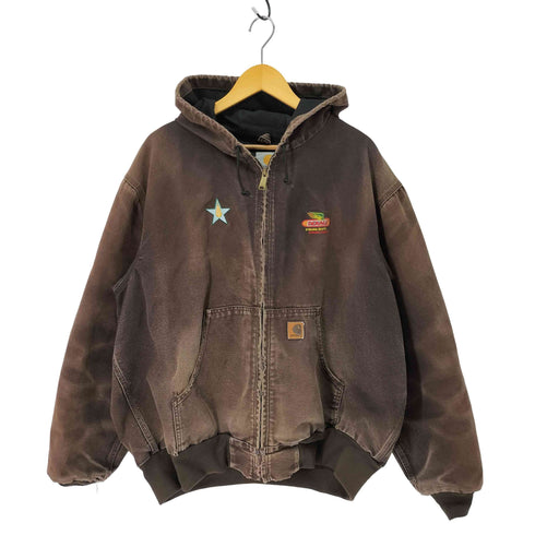 カーハート Carhartt メキシコ製 企業ロゴ刺繍 裏地メッシュ アクティブジャケット メンズ 2XL