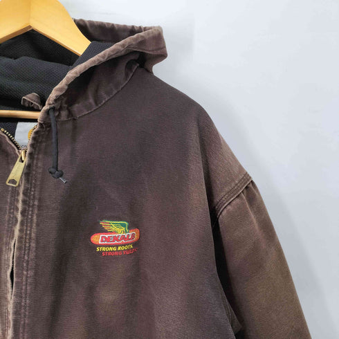 カーハート Carhartt メキシコ製 企業ロゴ刺繍 裏地メッシュ アクティブジャケット メンズ 2XL