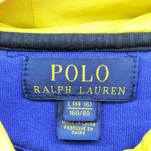 ポロラルフローレン POLO RALPH LAUREN ポニー 刺繍 ジップアップ パーカー レディース import:L