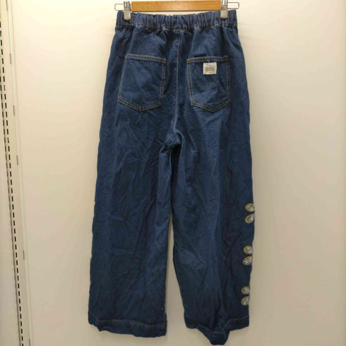 チャオパニックティピー CIAOPANIC TYPY HELLO.SANFRANCISCO 25SS レースカット アウト ワイド デニム パンツ レディース JPN:S