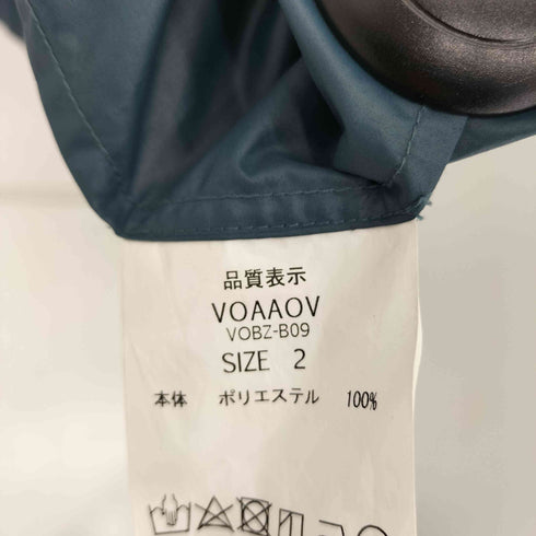 ヴォアーブ VOAAOV 高密度タイプライター撥水ヴィンテージ加工ブルゾン メンズ 2