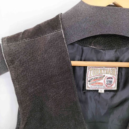 TURKYRAEB ピッグレザーベスト メンズ JPN:M