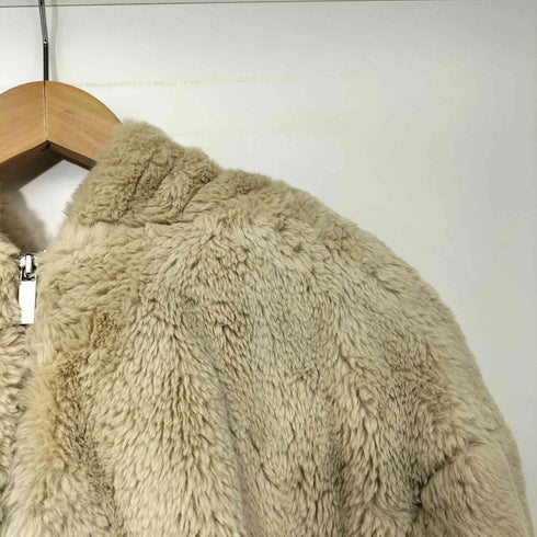 ザラ ZARA フェイクファー ジップアップ フーデッド ジャケット レディース import:M