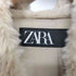 ザラ ZARA フェイクファー ジップアップ フーデッド ジャケット レディース import:M