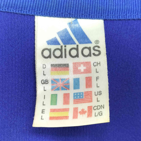 アディダス adidas 90-00s ナンバリングゲーム ジャージ ユニフォーム ゲームシャツ メンズ import:L