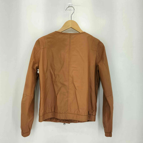 ビューティーアンドユースユナイテッドアローズ BEAUTY & YOUTH UNITED ARROWS 山羊革 ノーカラーレザージャケット レディース JPN:M
