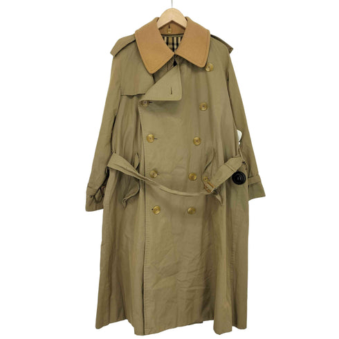 バーバリーズ BURBERRYS 70-80s 裏地ノバチェック 襟ウール トレンチコート メンズ