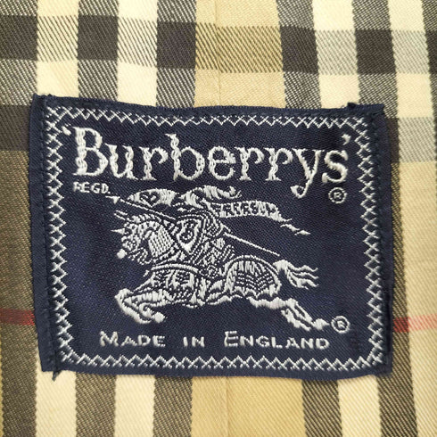 バーバリーズ BURBERRYS 70-80s 裏地ノバチェック 襟ウール トレンチコート メンズ